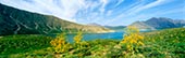 Lar Lake in spring,دریاچه لار در بهار