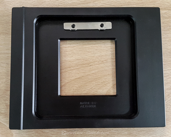 ALVANDI Hasselblad V back roll to Graflok adapter back side